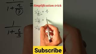 Simplify | #comment #tricks #share #subscribe #eeducation24 #explore #maths #education #edit 