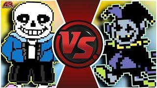 Санс VS Джевил. [АНДЕРТЕЙЛ/ДЕЛЬТАРУН]. Sans VS Jevil [UNDERTALE/DELTARUNE]