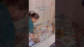 Banyo dönüşümü  #diy #home #dekorasyonfikirleri #homedecor #temizlik