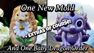 #873 New Hedgehog Mold + A Baby Dragon & Extras Of Course!