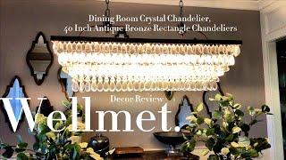 Wellmet Antique Bronze Chandelier Elegance & Ambiance Review