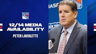 NYR vs LAK: Peter Laviolette Postgame Media Availability | December 14, 2024