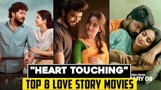 Top 8 South Indian Romantic Love Story Movies In Hindi | Heart Touching Movies Like "Lover (2024)"