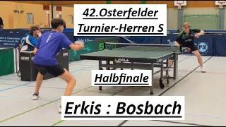 42.Osterfelder Turnier | [Halbfinale] L.Bosbach(2256TTR) : E.Erkis(1978TTR)