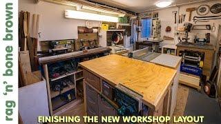 Finishing The New Workshop Layout - Workshop Re-Model Episode 8