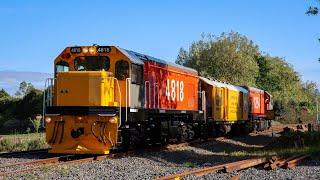 DC4818 Returns to the Mainline! Test Train to Waharoa with DBR1254