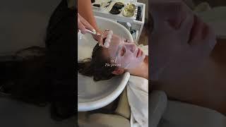 the scalp facial process, created by SFL founder @mandiesuestylez was carefully and meticulously