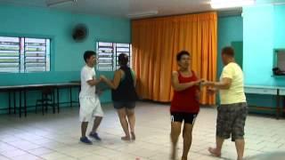 Aula /Atividades com Dança Gaúcha  prof. Jorge Machado chote par trocado