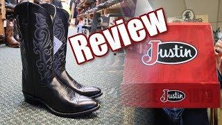 Justin Cowboy Boots Model 1409 Review