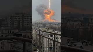 Nuclear explosion with laser weapon | ai video #explosion #war #nuclear
