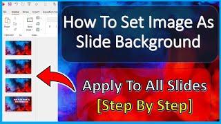 How to add background picture in PowerPoint | Add background image in PowerPoint