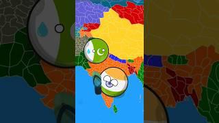 pakistan hit by chappal  #countryballs #india #shortsfeed #countryballshorts