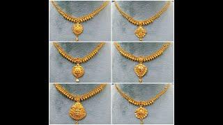 Light weight gold necklace designs #gold #shorts #necklace  #viral #trending