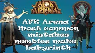 AFK Arena Tips - Most common mistakes newbies make ~ Labyrinth