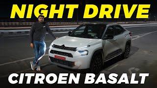 Citroën Basalt Night Drive Review | Headlamps & Parking Camera Effectiveness | Feb 2025