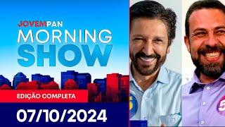 NUNES E BOULOS NO 2º TURNO EM SP | MORNING SHOW - 07/10/2024