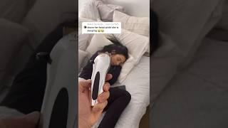 Shaving her head while sleeping  Headshave 2023#headshave#haircut