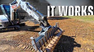 Testing My DIY Soil Pulverizer Attachment...