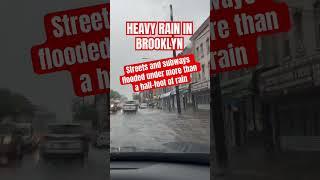 Heavy rain in New York #flooding #rain #rainstorm #newyork #flood #alert #youtube #youtubeshorts