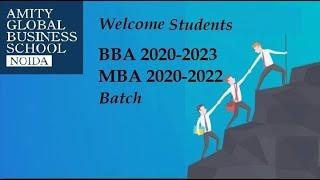 AGBS Noida senior students shared their welcome messages for our students of 2020 Batch