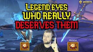 Who Deserves Your Legendary Eye? - Infinite Magicraid