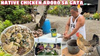 NAGLUTO AKO NG ADOBO SA GATA NA NATIVE NA MANOK