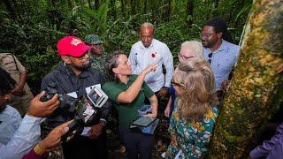 President Ali  tours Sophia Point Research Center in Essequibo River || Guyana 