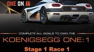 Koenigsegg ONE:1 ONE ON 1 Stage 1 Race 1