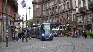 Tram & bus Strasbourg | CTS Bombardier/Adtranz Eurotram & Alstom Citadis 403 | 30 september 2017