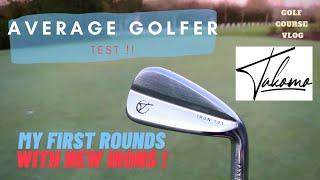TAKOMO 101 IRONS - Mid Handicap Golfer - Golf Vlog With My New Clubs.