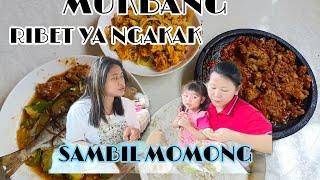 MAWUD⁉️MUKBANG ALA KADAR TAPI HEBOH SAMBIL MOMONG CUCU SI BOSS MY VLOG