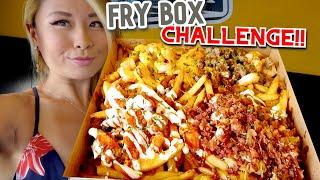 MASSIVE MR. FRIES MAN FRYBOX CHALLENGE in Santa Ana, CA!!! #RainaisCrazy