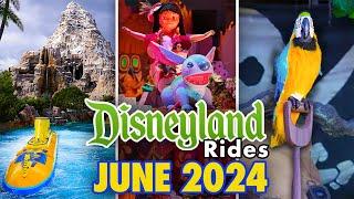 Disneyland Rides - June 2024 POVs [4K 60FPS]