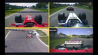 All The Angles  2004 San Marino First Lap Mozaic #f1 #sanmarinogp #emiliaromagna