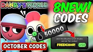 ️NEW!REDEEM️DANDY'S WORLD ROBLOX CODES OCTOBER 2024 - DANDYS WORLD CODES