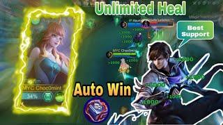 FLORYN IS THE BEST SUPPORT GUSION AND FLORYN COMBO UNLIMITED HEAL | FLORYN BUILD | MOBILE LEGENS