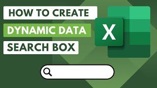 How to create a Dynamic Data Search Box in Excel?