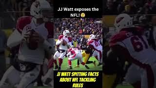 JJ watt spitting facts about nfl tackling rules #nfl #jjwatt #football