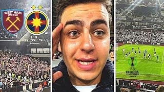 10,000 CRAZY ROMANIAN FANS TAKEOVER at West Ham vs FCSB! - Europa Conference League