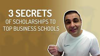 Secrets of top MBA SCHOLARSHIPS | How to get scholarship from top business school | Jatin Bhandari