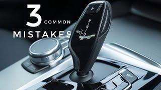 Common mistakes of automatic transmission. BMW F10, F20, F30, F31, F32, F34, F36, F80, F82 F83.