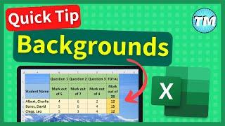 Add COOL Background Images into Excel | Excel Tips and Tricks #Shorts