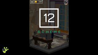 50 Tiny Room Escape 12 Scheme (3/3 Cards) Full Walkthrough (Kiary Games)