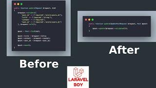 Laravel clean code : let's keep our controller simple