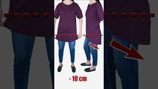 Best tip & Trick To Shorten a T-Shirt Miarti ️