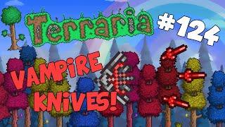 Let's Play Terraria (1.2) IoS/Android - Vapmire Knives! - 124