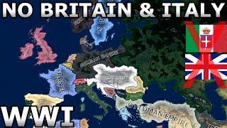 What if Britain and Italy stayed Neutral in WW1? | HOI4 Timelapse