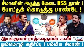 seeman | சீமானின் அடுத்த மேடை RSS தான் ! போட்டுக் கொடுத்த பாண்டே ! | Jeeva Today |