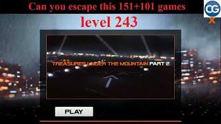 Can you escape this 151+101 games level 243 - TREASURE UNDER THE MOUNTAIN PART 2 - Complete Game