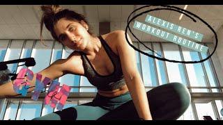 Doing Alexis Ren's Workout!